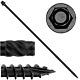 #14 X 12 Heavy Duty Black Timber/log/landscaping Wood Screws Exterior Coated