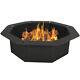 30 In Heavy-duty Steel Octagon Above/in-ground Fire Pit Liner By Sunnydaze