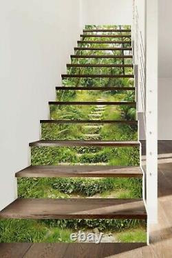 3D Tropical Woods 505NA Stair Risers Decoration Photo Mural Decal Wallpaper Fay