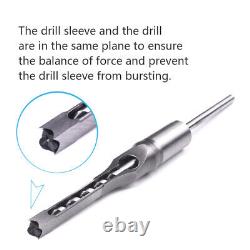 3-12X Square Heavy Duty tenon Hole Drill Bits Saw Wood Mortising Mortise Chisel