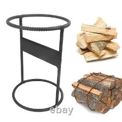 Carbon Steel Manual Wood Splitter Heavy Duty Log Chopping Tool With Screw Hole