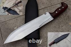 Custom Made Bowie Machete kukri-heavy duty-balance water temper full tang knife