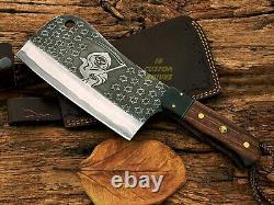 Custom Made Heavy-Duty High Carbon Steel Viking Cleaver/Butcher/Bone Cutter