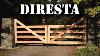 Diresta Steel U0026 Wood Property Gates