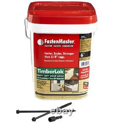FastenMaster FMTLOK06-250 TimberLOK Heavy-Duty Wood Screw 6 Inches 250-Count
