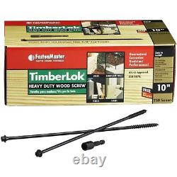 FastenMaster FMTLOK10-250 TimberLOK Heavy-Duty Wood Screw, 10 Inches