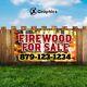 Fire Wood Sale Banner 13 Oz Heavy-duty Vinyl 1-sided With Grommets Sign