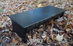 Handcrafted Heavy Duty Step Stool, 24 L, Wood Kitchen Bedside, Black or custom