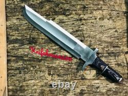 Handmade D2 Steel Predator Movie Knife Replica Heavy Duty Hunting Knife Tactical
