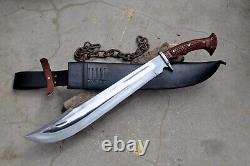 Handmade Heavy Duty machete-large Jungle cleaver-Hunting, camping, tactical Knives