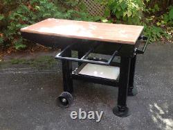 Heavy Duty Mobile Workbench for Sheet Metal, Metal work and more