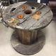 Heavy Duty Wood Drum Large Cable Reels Upcycled Diy Garden Patio, Furniture