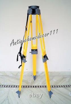 Heavy Duty Wooden Tripod Dual Lock for Surveying Instrument Total Station 40