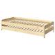Ikea Bed Frame 2 Pack Heavy Duty Stackable Twin Foundation Adjustable Wooden New