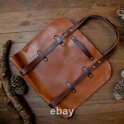 Leather firewood carrier, Best Gift, Outdoor/indoor Leather Wood carrier, Handmade