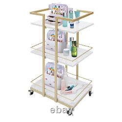 Multi-purpose Rack Heavy-Duty Trolley Make-up Cosmetic Storage Trolley with Wheels