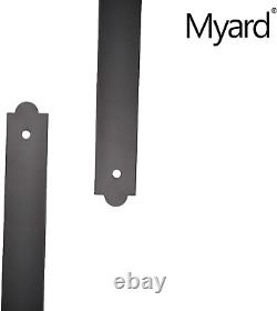 Myard 29-1/2 Inches Heavy Duty Flat Straight Iron Balusters for Wood Composite