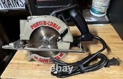 Porter Cable Saw Boss Model 345 6 Made in USA Heavy Duty Left Hand Saw
