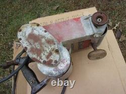 Rare Heavy Duty Carpenter Wood Vtg Antique Portable Skilsaw Belt Sander Model A