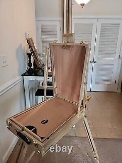 Richeson Heavy-Duty Studio Artist Easel H-Frame Hard Wood Painting Art Easel