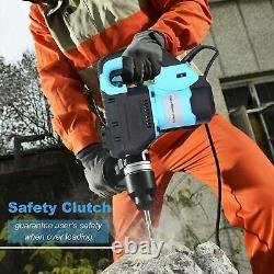 Rotary Hammer Drill Set Heavy Duty Demolition Hammer for Concrete Wood Steel