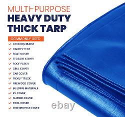 Tarpco Safety Heavy Duty 10 Mil Waterproof Tarp for Roof, Camping, Patio, Pool, Boat
