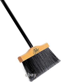 Wooden House Broom Heavy-Duty Wide Wood Sweeper Head with Long Bristles for Sw
